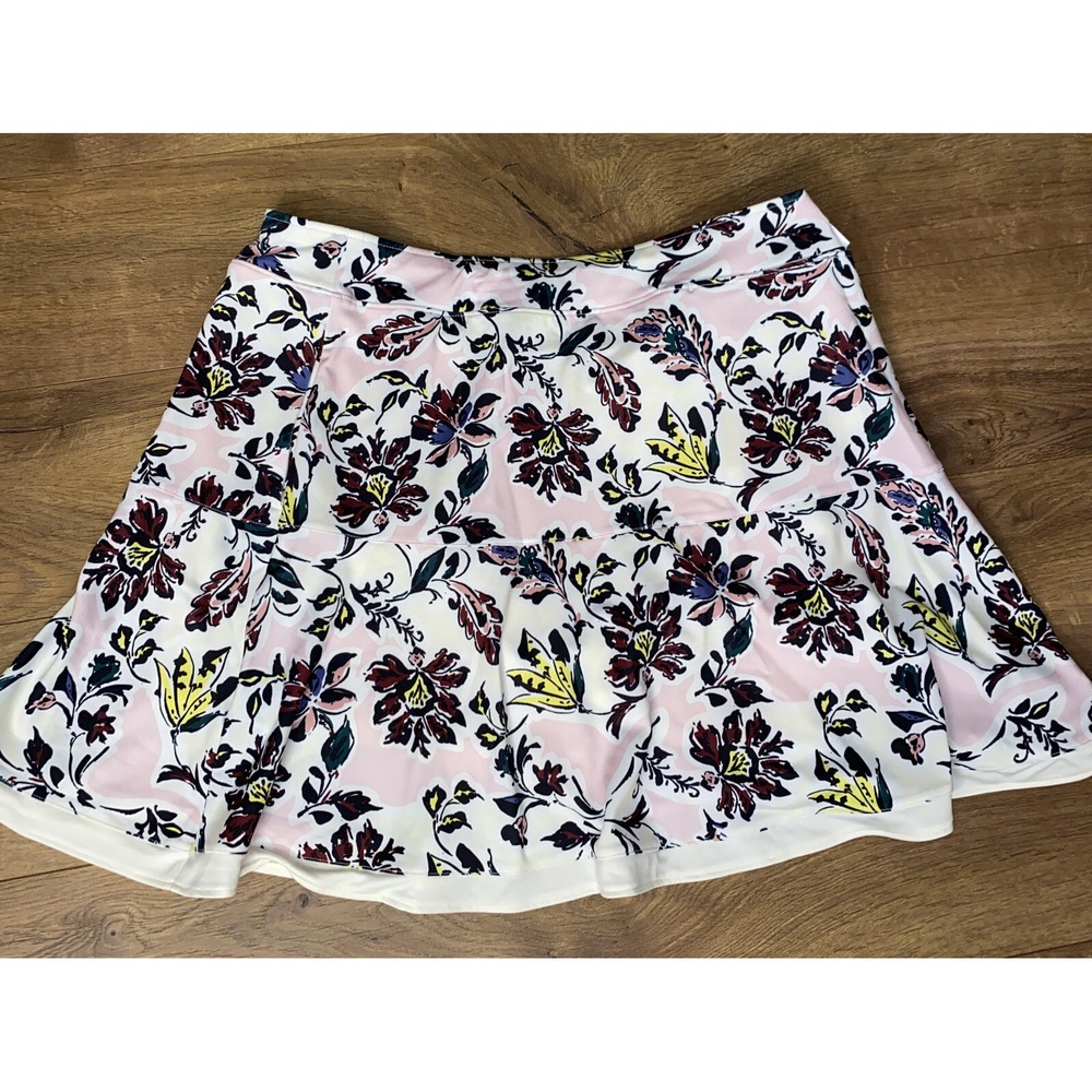 Lady Hagen Skirt Golf Skort Tennis 16" Size Large Floral Print‎ Pockets - Picture 4 of 4